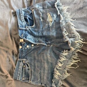 Free people jean shorts